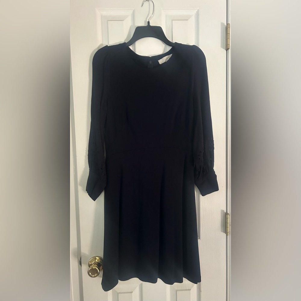 LOFT Navy Blue Long-sleeved Dress. Size 2. EUC.